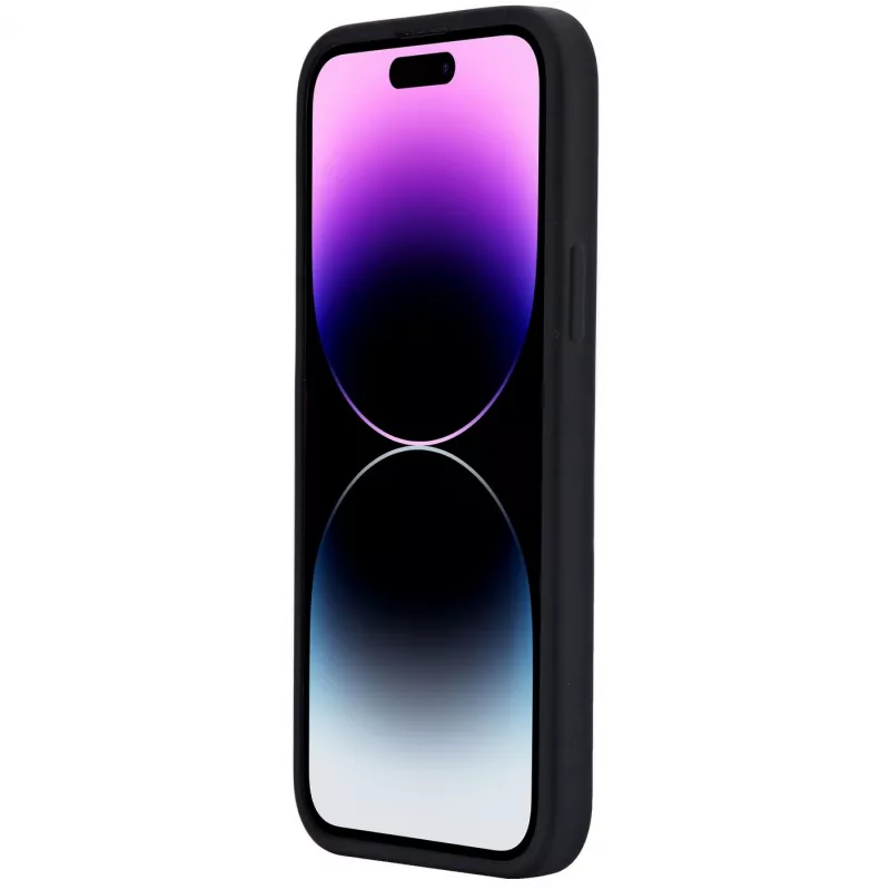 eSTUFF Infinite Rome ES67150026-BULK aizmugures vāciņš Apple iPhone 15 Plus, magnētisks, saderīgs ar MagSafe, silikons/polikarbonāts, melns