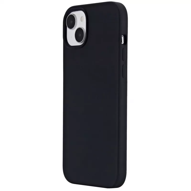 eSTUFF Infinite Rome ES67150026-BULK aizmugures vāciņš Apple iPhone 15 Plus, magnētisks, saderīgs ar MagSafe, silikons/polikarbonāts, melns