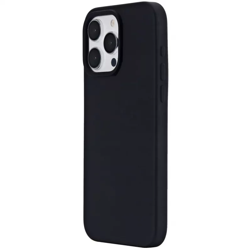 eSTUFF Infinite Rome ES67150028 aizmugures vāciņš Apple iPhone 15 Pro Max, magnētisks, saderīgs ar MagSafe, silikons/polikarbonāts, melns