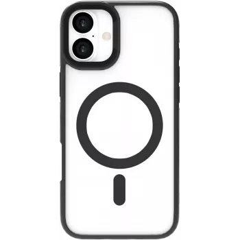 eSTUFF ES67141100 aizsargmaciņš iPhone 16 15.5 cm (6.1 inch) caurspīdīgs melns