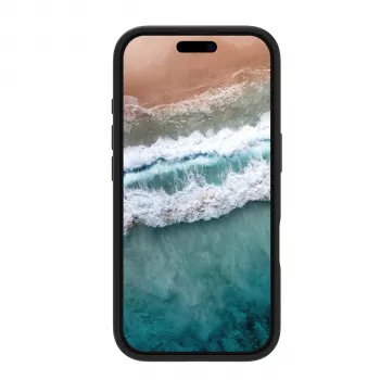 dbramante1928 Monaco - Maciņš un vāciņš iPhone 16, silikons, melns