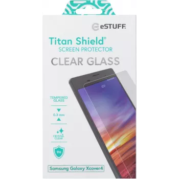 eSTUFF ES504009 ekrāna aizsargs Samsung Galaxy Xcover 4 / Xcover 4S, rūdīts stikls 9H, caurspīdīgs