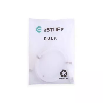 eSTUFF ES605170-BULK USB kabelis USB 2.0 1 m USB-C uz USB-A Balts