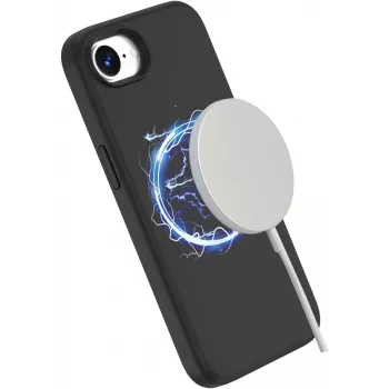 Magnētiskais vāciņš eSTUFF INFINITE GRS ROME iPhone 16e Melns