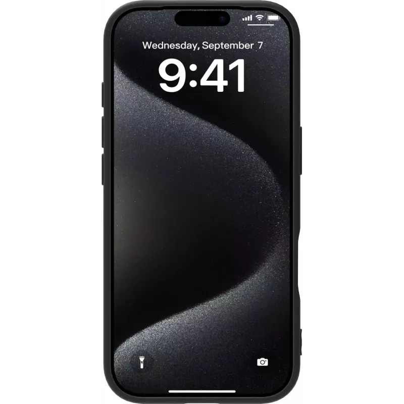 eSTUFF INFINITE GRS VIENNA ES67101057-BULK melns apvalks iPhone 17 Pro