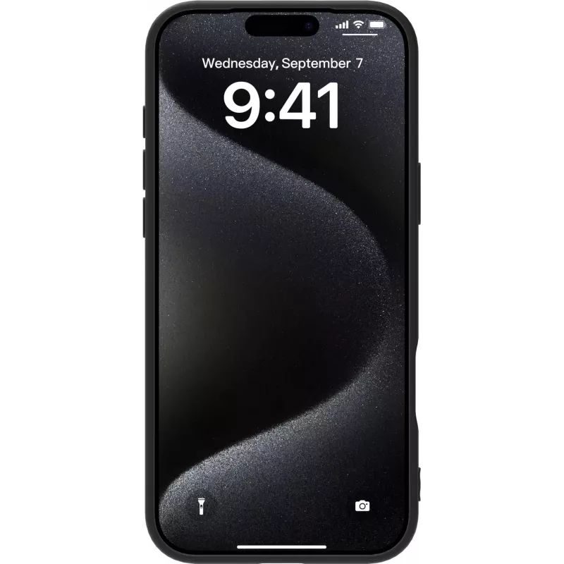 eSTUFF INFINITE GRS VIENNA ES67101058-BULK melns apvalks iPhone 17 Pro Max