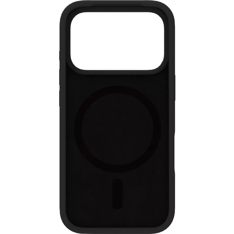 eSTUFF INFINITE GRS ROME ES67150057 magnētiskais vāciņš tālrunim iPhone 17 Pro, silikona, melns