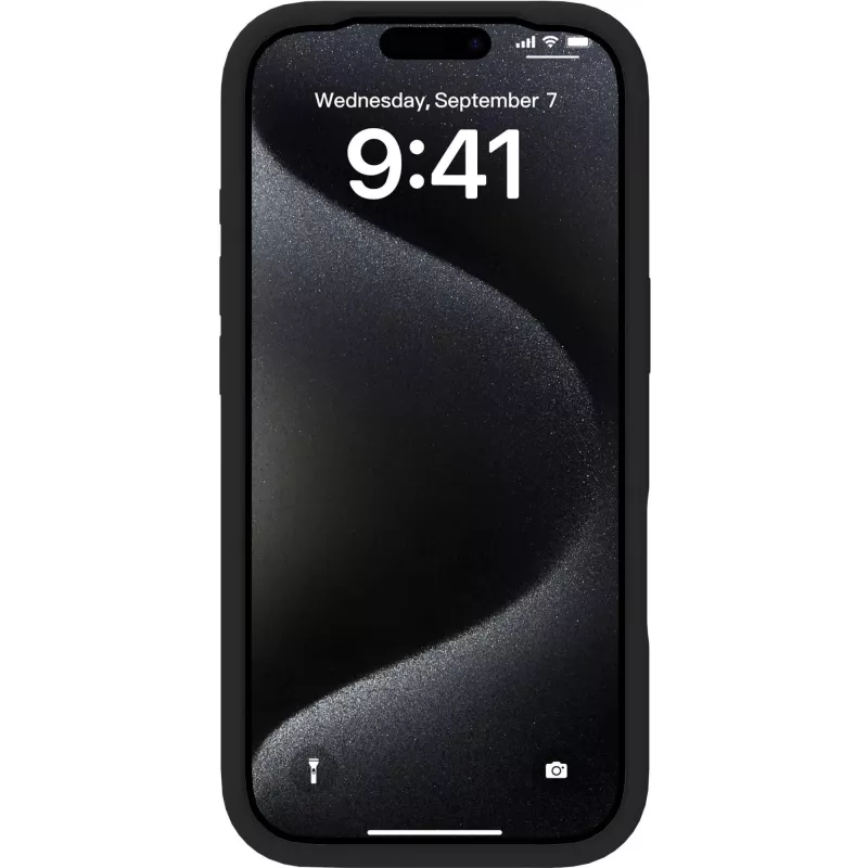 eSTUFF INFINITE GRS ROME ES67150057 magnētiskais vāciņš tālrunim iPhone 17 Pro, silikona, melns