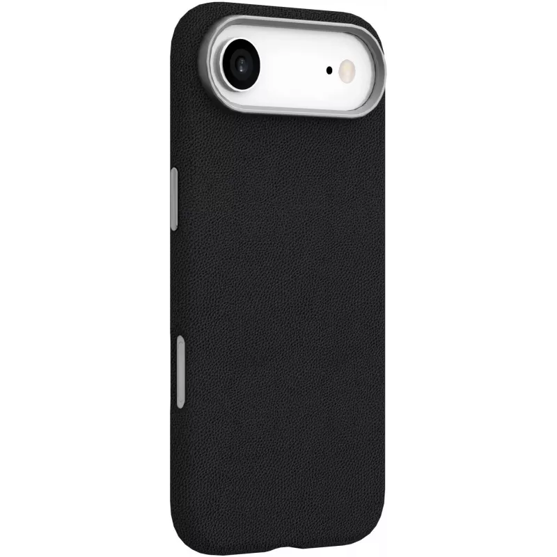 eSTUFF INFINITE GRS VENICE ES67160028 magnētisks ādas vāciņš iPhone Air, melns