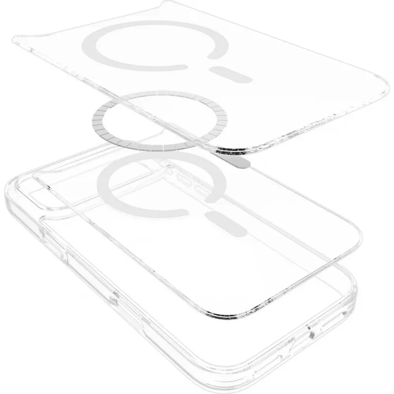 eSTUFF INFINITE GRS OSLO ES67141058-BULK magnētisks vāciņš iPhone 17 Pro Max, caurspīdīgs