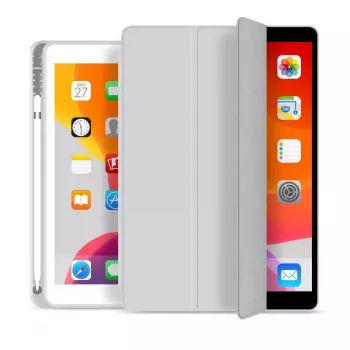 eSTUFF SEATTLE Maciņš iPad 9.7 2018/2017 - Pelēks PU āda