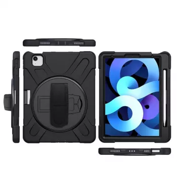 eSTUFF AUSTIN Defender Maciņš iPad Pro 11 2022/2020/2018/Air 5/4 10.9 - Melns