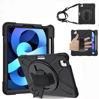 eSTUFF AUSTIN Defender Maciņš iPad Pro 11 2022/2020/2018/Air 5/4 10.9 - Melns