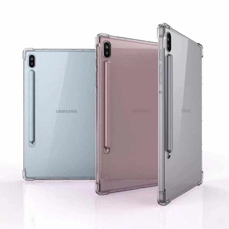 eSTUFF ORLANDO ES680101-BULK aizmugures vāciņš Samsung Galaxy Tab S7+/S8+, TPU, caurspīdīgs