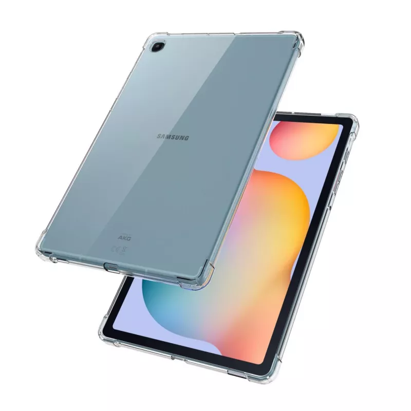 eSTUFF ES680102-BULK aizmugurējais vāks Samsung Galaxy Tab S6 Lite, TPU, caurspīdīgs