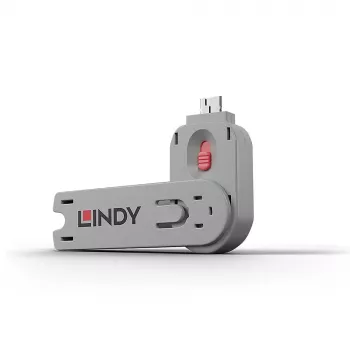 Lindy USB Type A Port Blocker Key Rozā