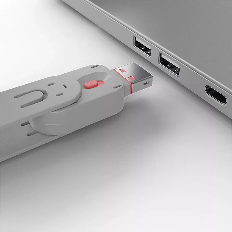 Lindy USB Type A Port Blocker Key Rozā