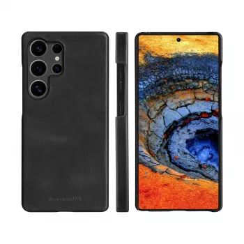 dbramante1928 Lynge ādas vāciņš Samsung Galaxy S25 Ultra, 17.3 cm (6.8 inch), Flip case, Melns