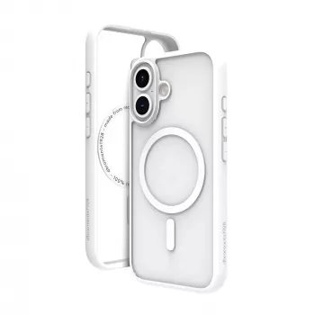 Dbramante1928 Grenen MagSafe aizsargmaciņš iPhone 16 Plus balts