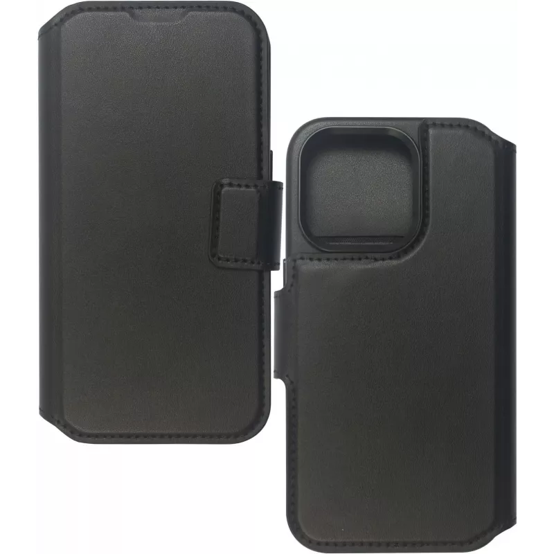 eSTUFF INFINITE MILAN ES67160100 maciņa tipa apvalks iPhone 16, melns