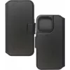 eSTUFF INFINITE MILAN ES67160104 maciņa tipa apvalks iPhone 16 Pro, melns