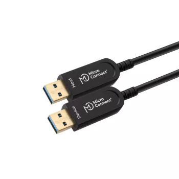 Microconnect USB3.0AA15BOP aktīvais optiskais USB kabelis 15 m USB A - USB A melns