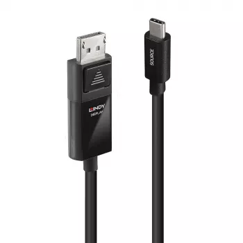 Lindy 1 m USB Type-C uz DisplayPort 8K60 adaptera kabelis