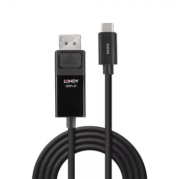 Lindy 1 m USB Type-C uz DisplayPort 8K60 adaptera kabelis