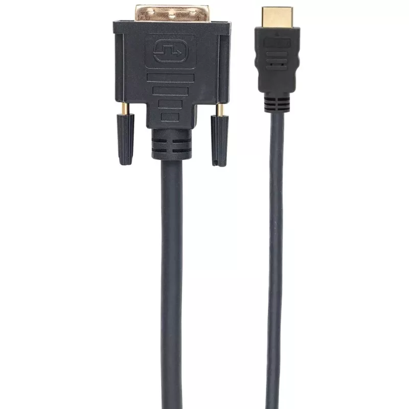 Video kabeļa adapteris Techly ICOC-HDMI-D-045 5 m DVI-D Melns