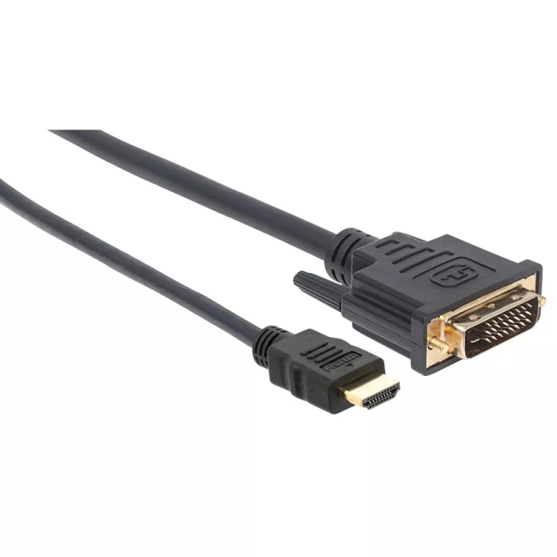 Techly HDMI–DVI-D kabelis 1.8m ICOC HDMI-D-018