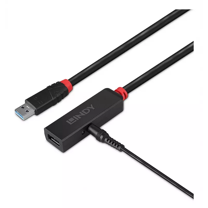 Lindy 8m USB 3.0 aktīvais pagarinātājs Slim
