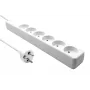 Microconnect MC-GRU0605DKW pagarinātājs 5 m 6 kontaktligzdas Balts