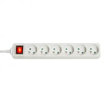 Lindy 73126 pagarinātājs 6 kontaktligzdas 3680 W balts