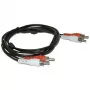 Microconnect AUDCC10 audio kabelis 10 m 2 x RCA Melns