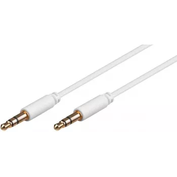 Microconnect AUDLL2W audio kabelis 1.5 m 3.5mm Balts