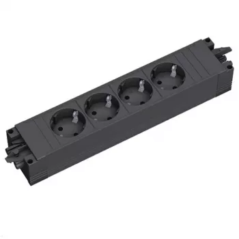 Bachmann STEP BASE 4-vietīgs pagarinātājs ar GST18 4 AC kontaktligzdām 250V 16A