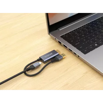 VivoLink PROADHDMI adapteris HDMI un USB-A uz USB-C, 4K izšķirtspēja
