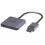 MicroConnect MC-DP-2XHDMI DisplayPort uz 2x HDMI adapteris, divi HDMI sievišķie, 4K atbalsts