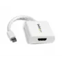 StarTech.com Mini DisplayPort uz HDMI adapteris - mDP uz HDMI video pārveidotājs - 1080p - Mini DP vai Thunderbolt 1/2 Mac/PC uz HDMI monitoru/displeju/TV - pasīvs mDP 1.2 uz HDMI dongle - balts