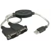 USB-A uz 2x Serial Portu Pārveidotāja kabelis Manhattan PL-2303RA