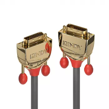 Lindy 1 m DVI-D Dual Link kabelis, Gold Line