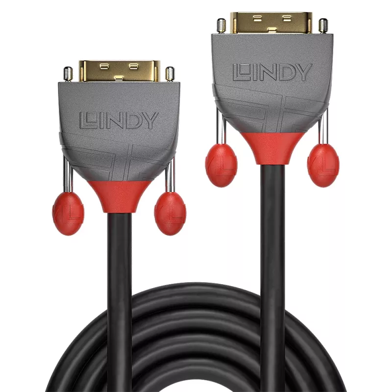 Lindy DVI-D Dual Link kabelis 1m, Anthra Line