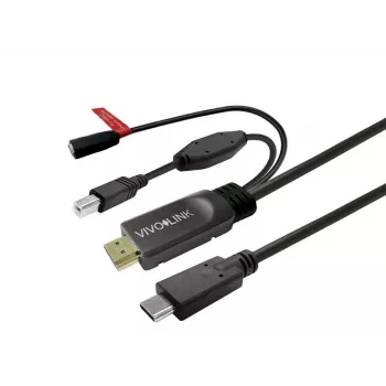USB kabelis Vivolink PROUSBCHDMIUSBB5-CHARGE 5m ātra uzlāde