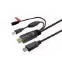 USB kabelis Vivolink PROUSBCHDMIUSBB7.5-CHARGE 7,5m uzlādei un datu pārsūtīšanai