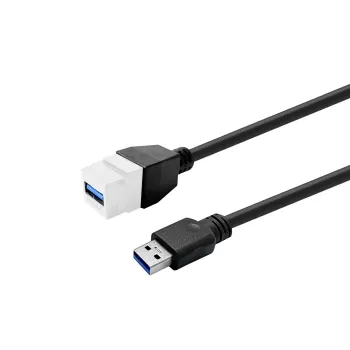 VivoLink USB 3.0 Type-A uz Type-A pagarinājuma kabelis PROKEYUSB3AFM3W 3 m Balts