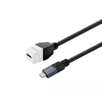 VivoLink PROKEYUSBCFM2W Balts USB-C sieviešu Keystone ieliktnis