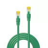 Lindy 15m RJ45 S/FTP LSZH Kabelis, Zaļš