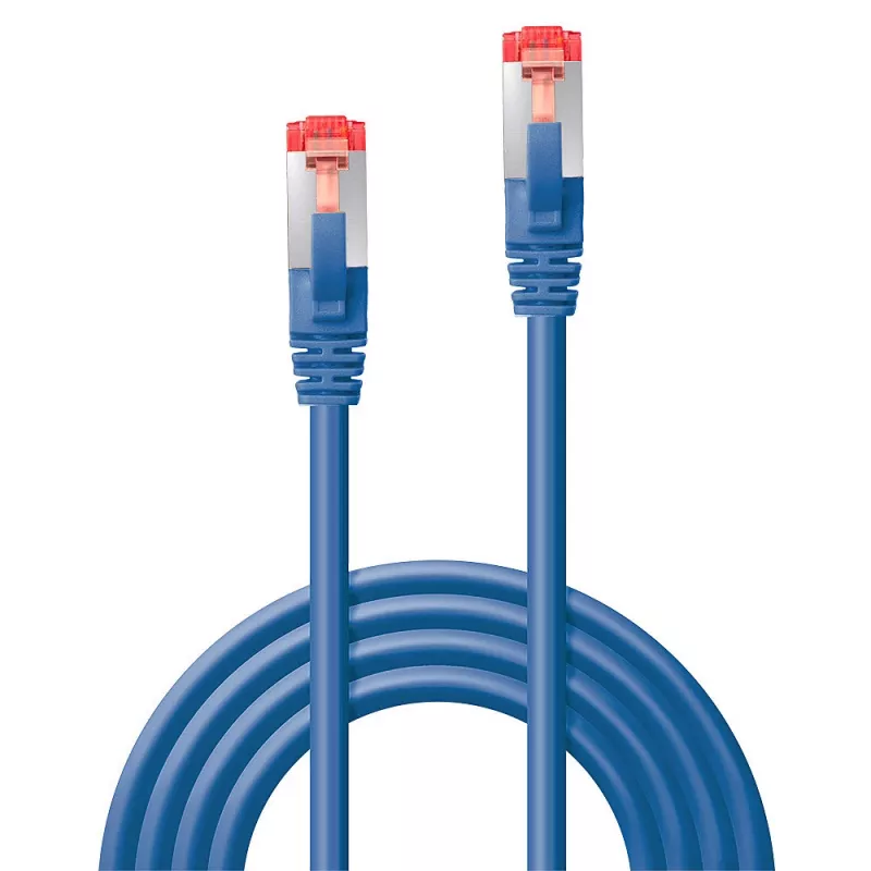 Tīkla kabelis Lindy RJ45/RJ45 CAT6 10m S/FTP Zils