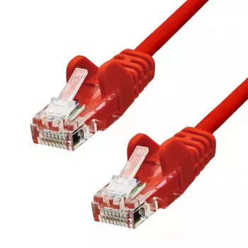 Tīkla kabelis ProXtend CAT5e U/UTP CCA PVC Sarkans 0,5m