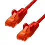 ProXtend V-6UTP-05R CAT6 U/UTP CCA PVC Ethernet vads, 5 m, sarkans